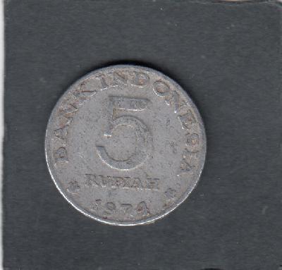 Beschrijving: 5 Rupiah  FAMILY  